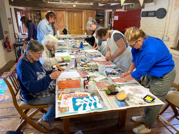 Roberta Hopkins print workshop