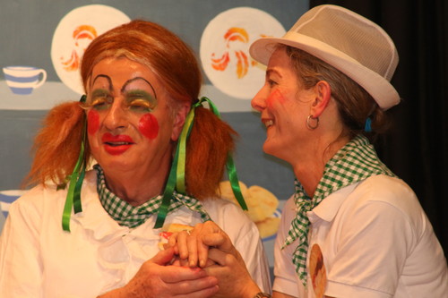 Panto rehearsal ' Babes in Ethy Wood ', 