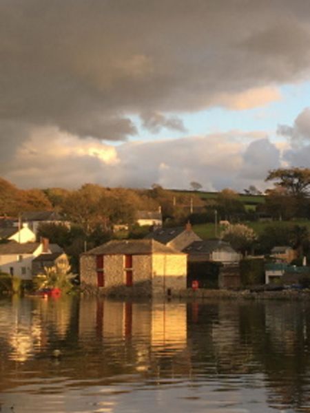 Sunset over the Red Store