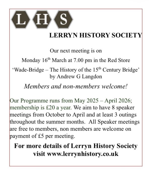 LERRYN HISTORY SOCIETY