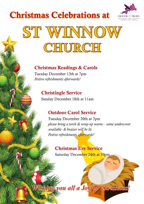 Christmas Services at St Winnow Church Lerryn