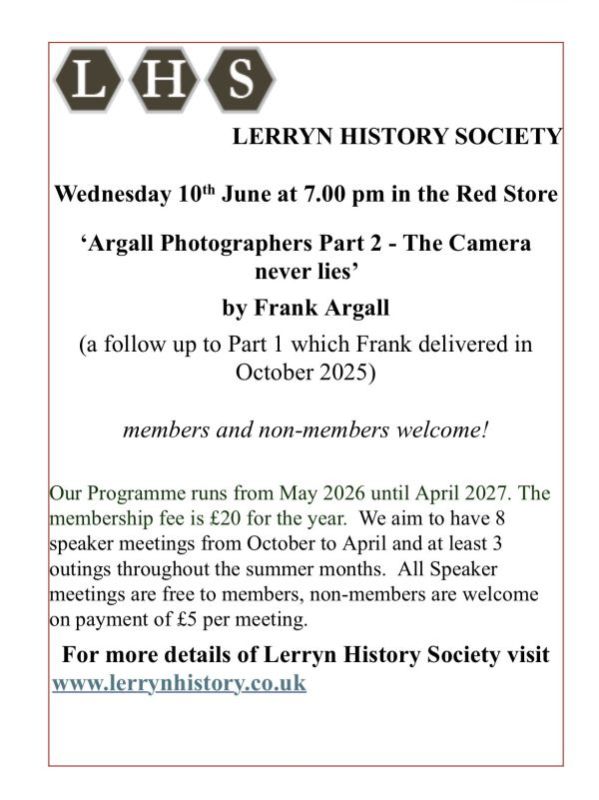 LERRYN HISTORY SOCIETY