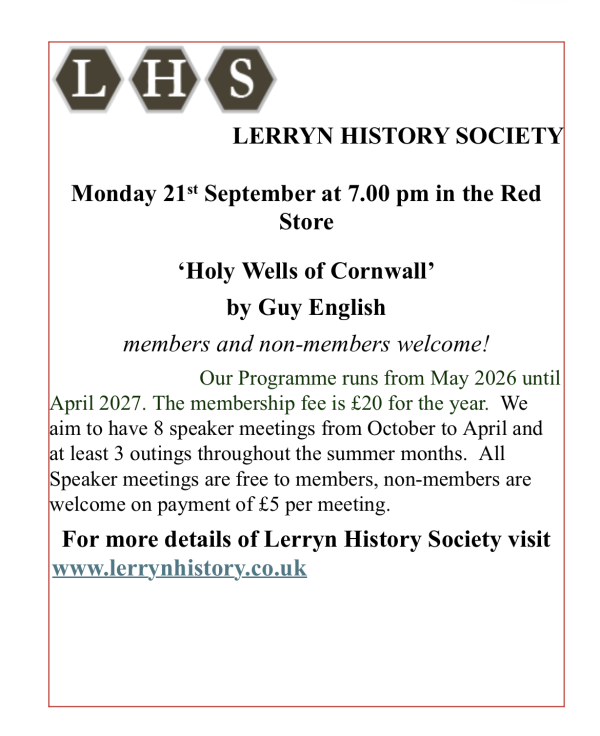 LERRYN HISTORY SOCIETY