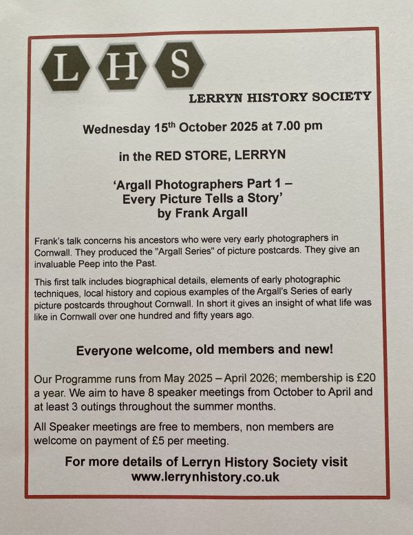 LERRYN HISTORY SOCIETY