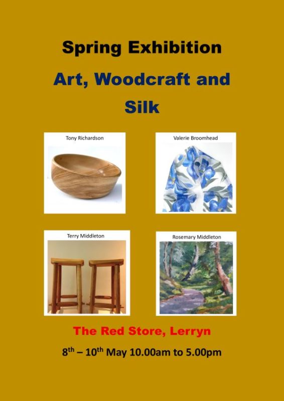 Spring Exhibition, Art, Woodcraft and Silk 