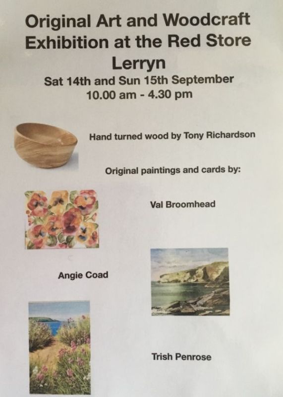 Original Art and Woodcraft at the Red Store, Lerryn
