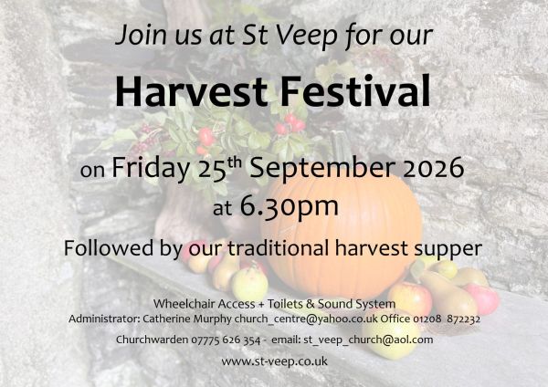 St Veep Harvest Festival