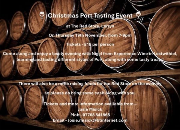 Christmas Port Tasting Event