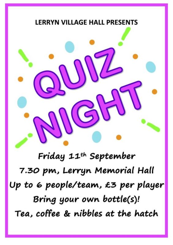 Quiz Night in the Memorial Hall