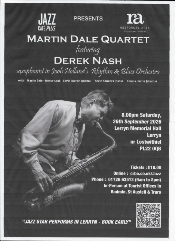 Jazz Cafe: Martin Dale in Lerryn